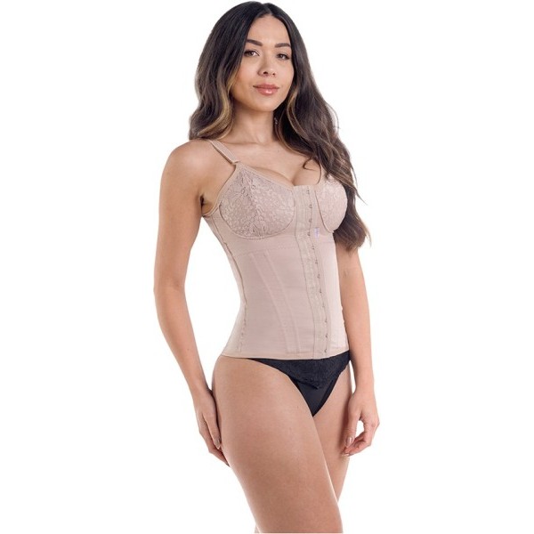 CORSET CON ENCAJE Y 8 VARILLAS