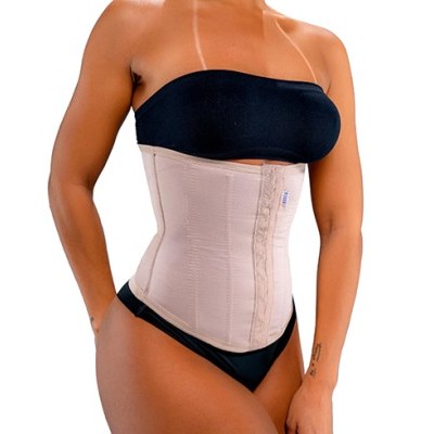 FAJA ABDOMINAL CORTA CON 8 VARILLAS