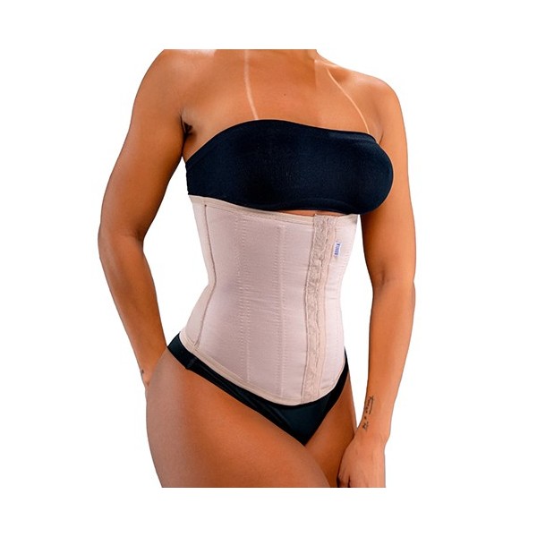 FAJA ABDOMINAL CORTA CON 8 VARILLAS